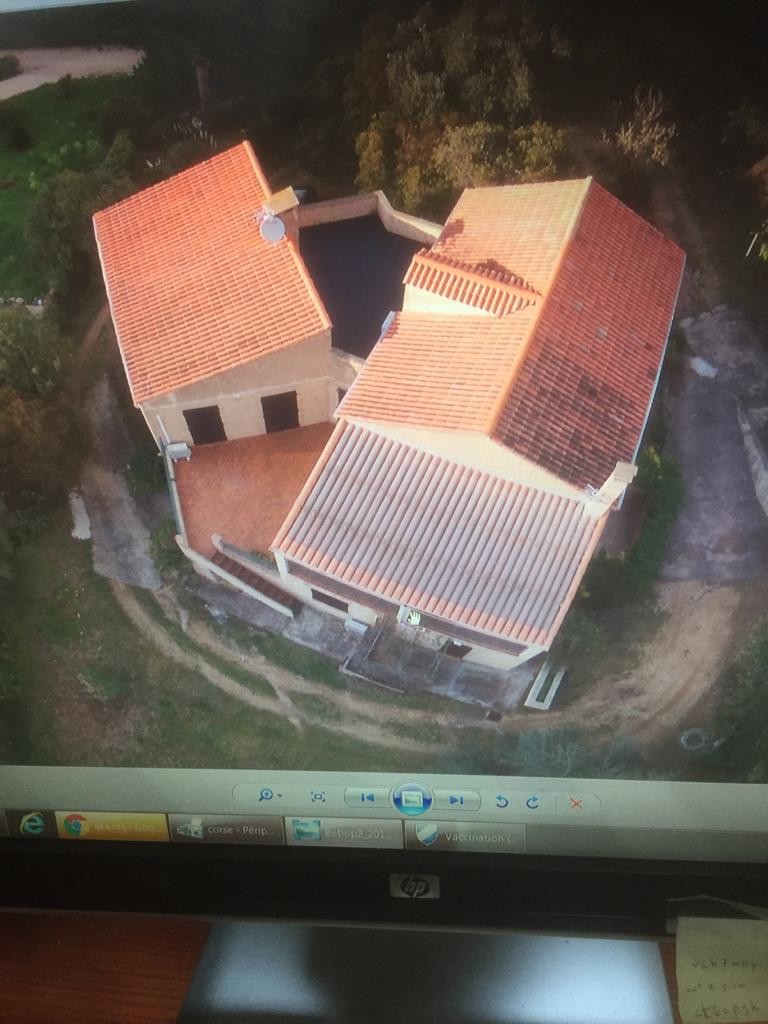 The house seen from above