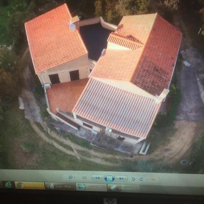 The house seen from above