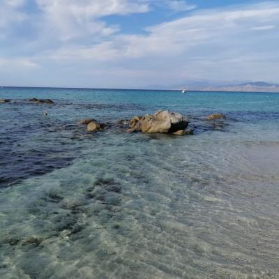 Île Rousse beach