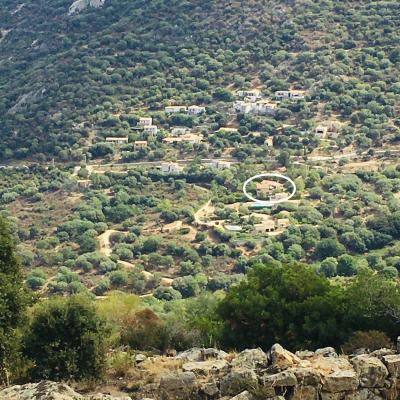 La nostra casa vista dal villaggio accanto