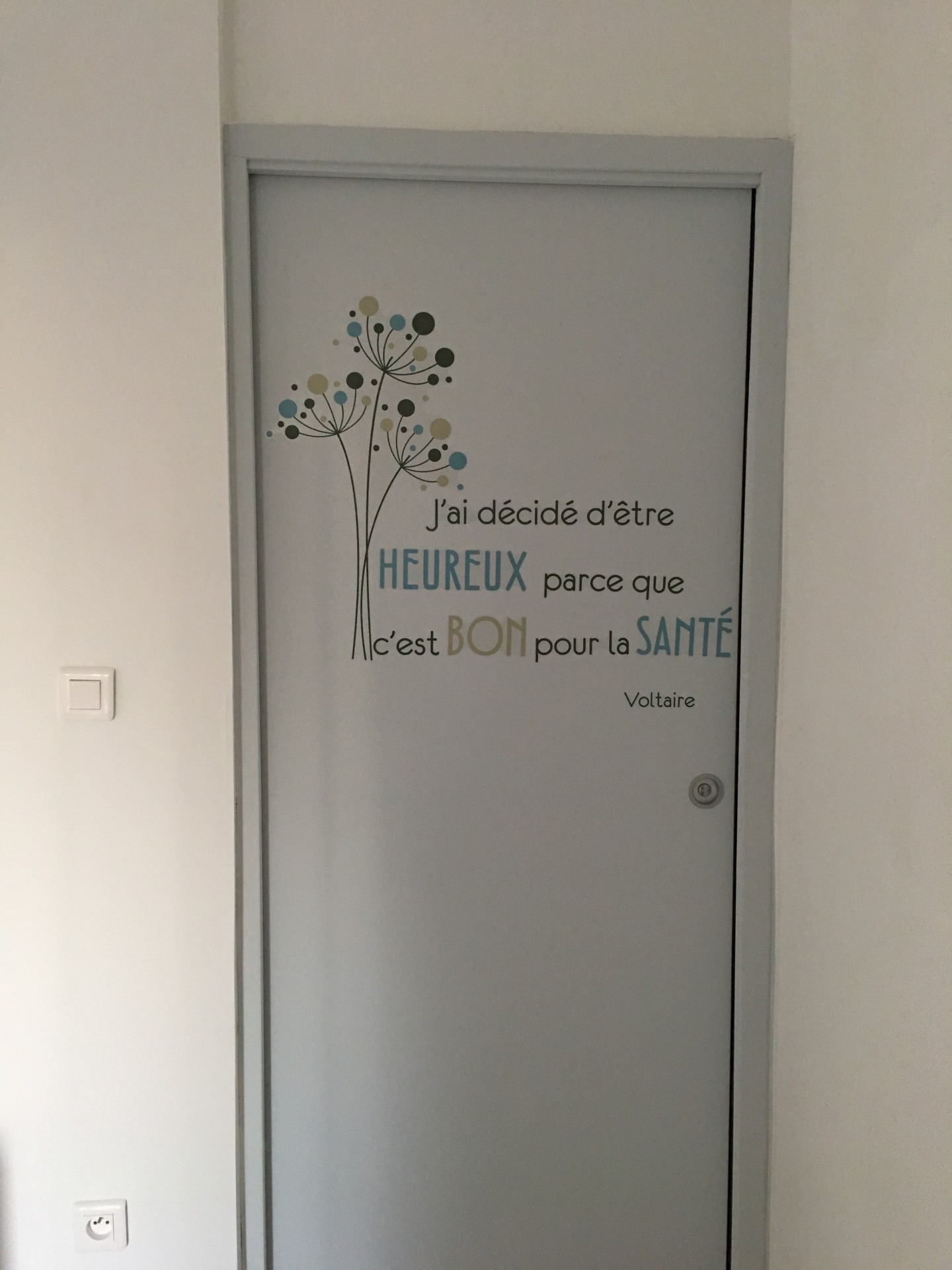 Et un petit élément déco de la 2ème chambre